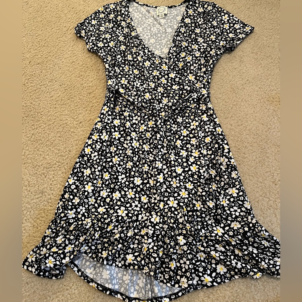 Soft sunflower dress